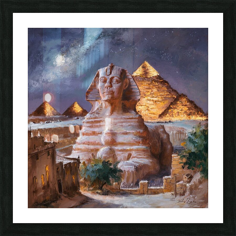 a mesmerizing impressionist painting captures the Picture Frame print