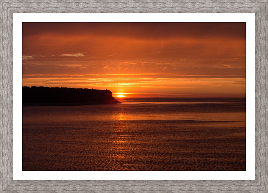 Orange Sunshine Picture Frame print