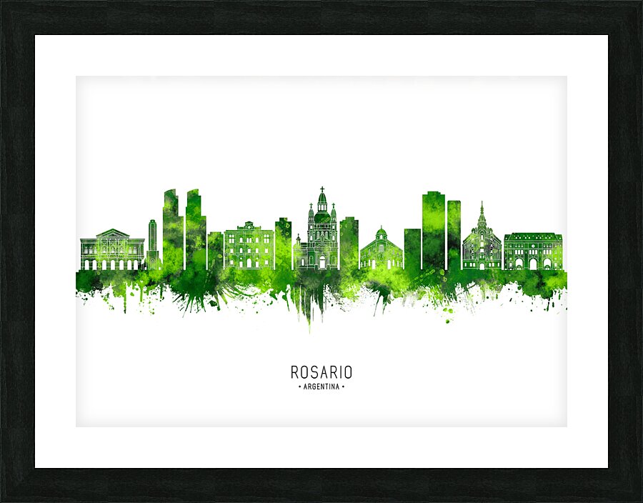 Rosario Argentina Cityscape Picture Frame print