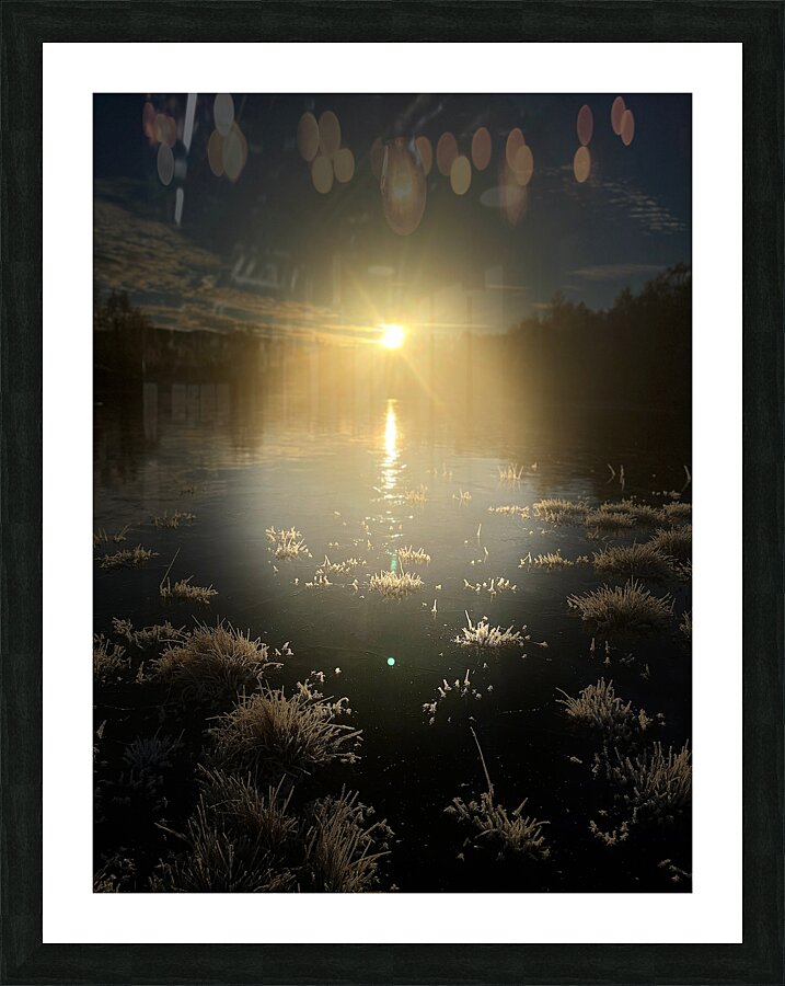 Winters Sun in the Scottish Highlands  Picture Frame print