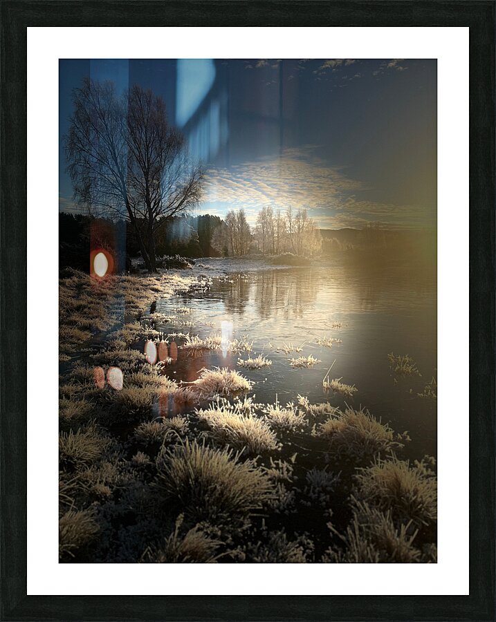 Winter Sun in the Scottish Highlands  Picture Frame print