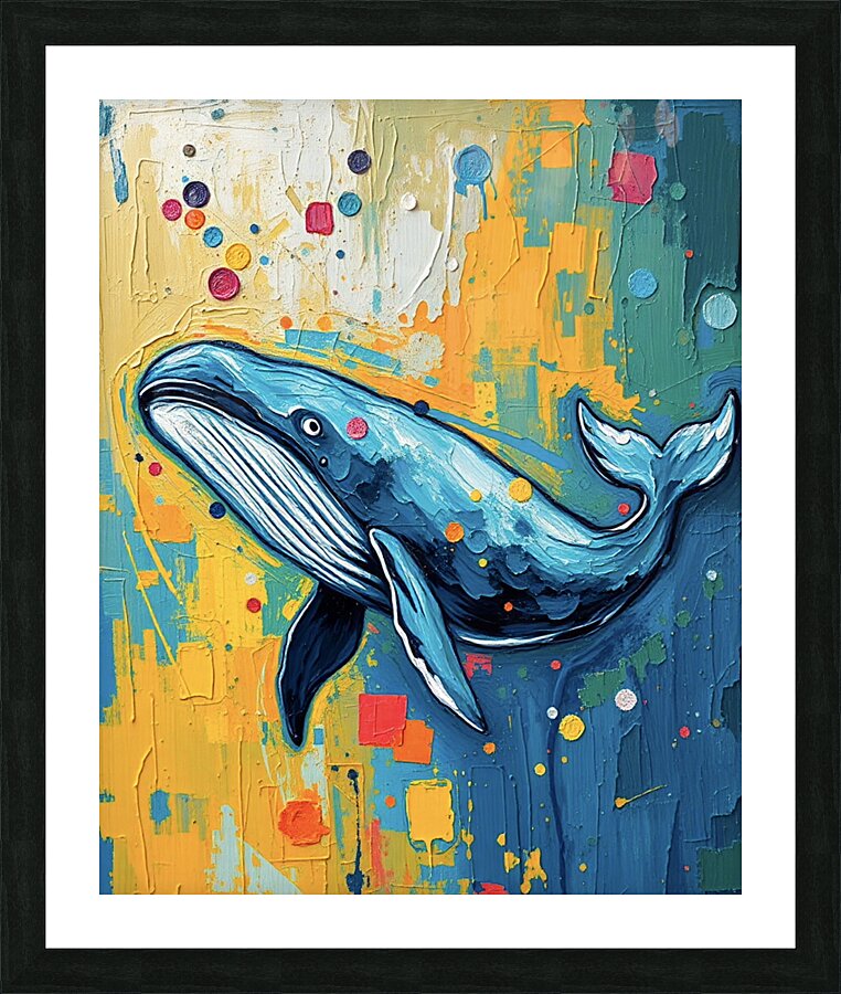 Whale 2024 12 12 07 36 54 Picture Frame print