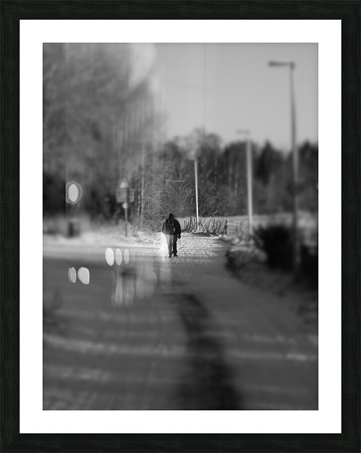 Everyday Lifes Moments- Another Snow Day in the Scottish Highlands Picture Frame print