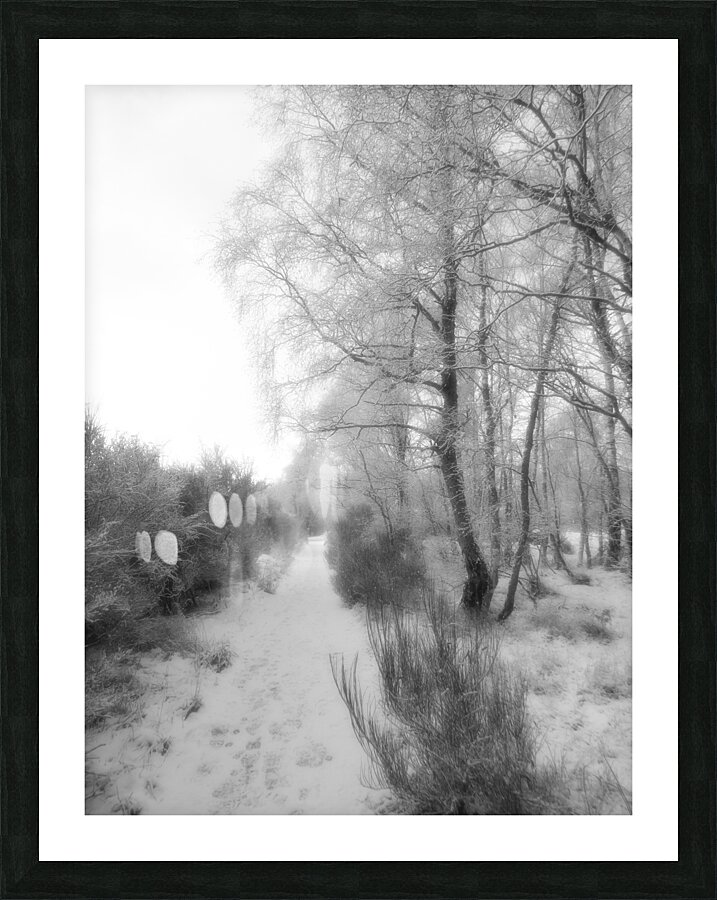 Winter Snow in the Scottish Highlands  Picture Frame print