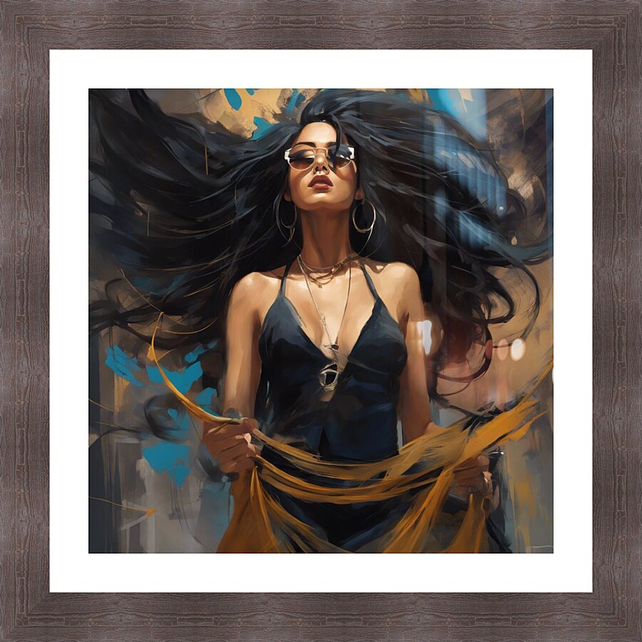 Woman in Chains Picture Frame print