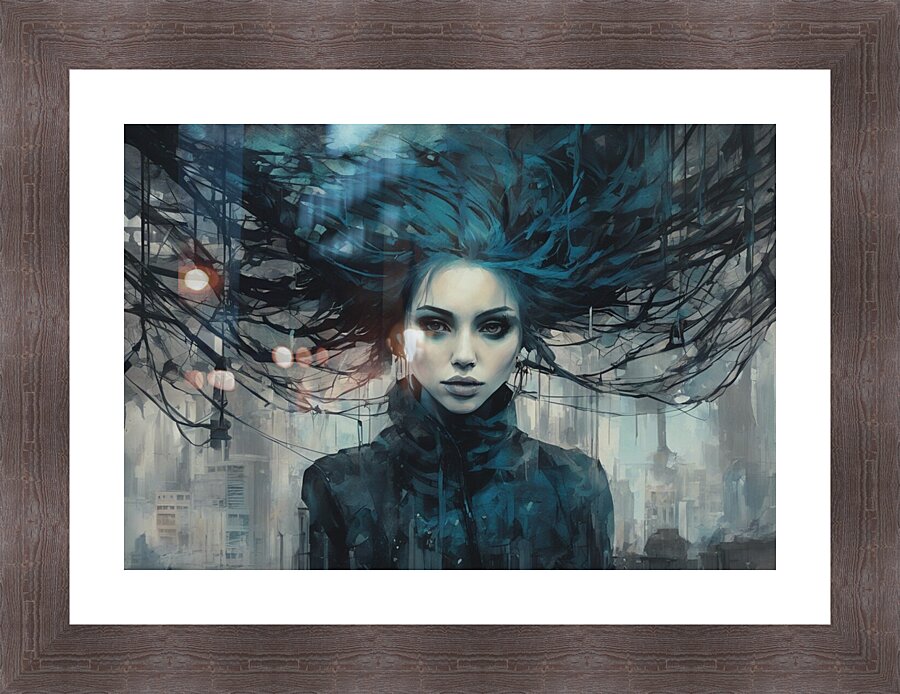 Connection  Picture Frame print