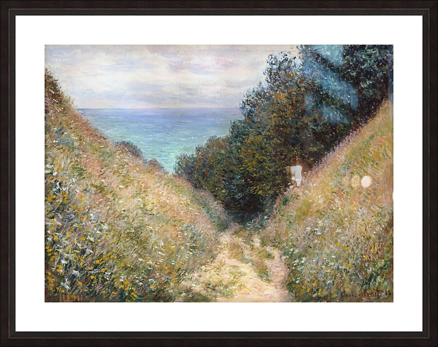 Road at La Cavee 1882 Picture Frame print