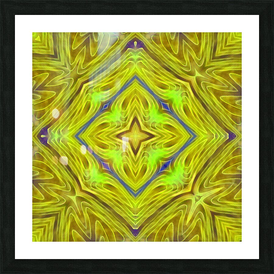 Abstract Symmetrical Pattern Picture Frame print