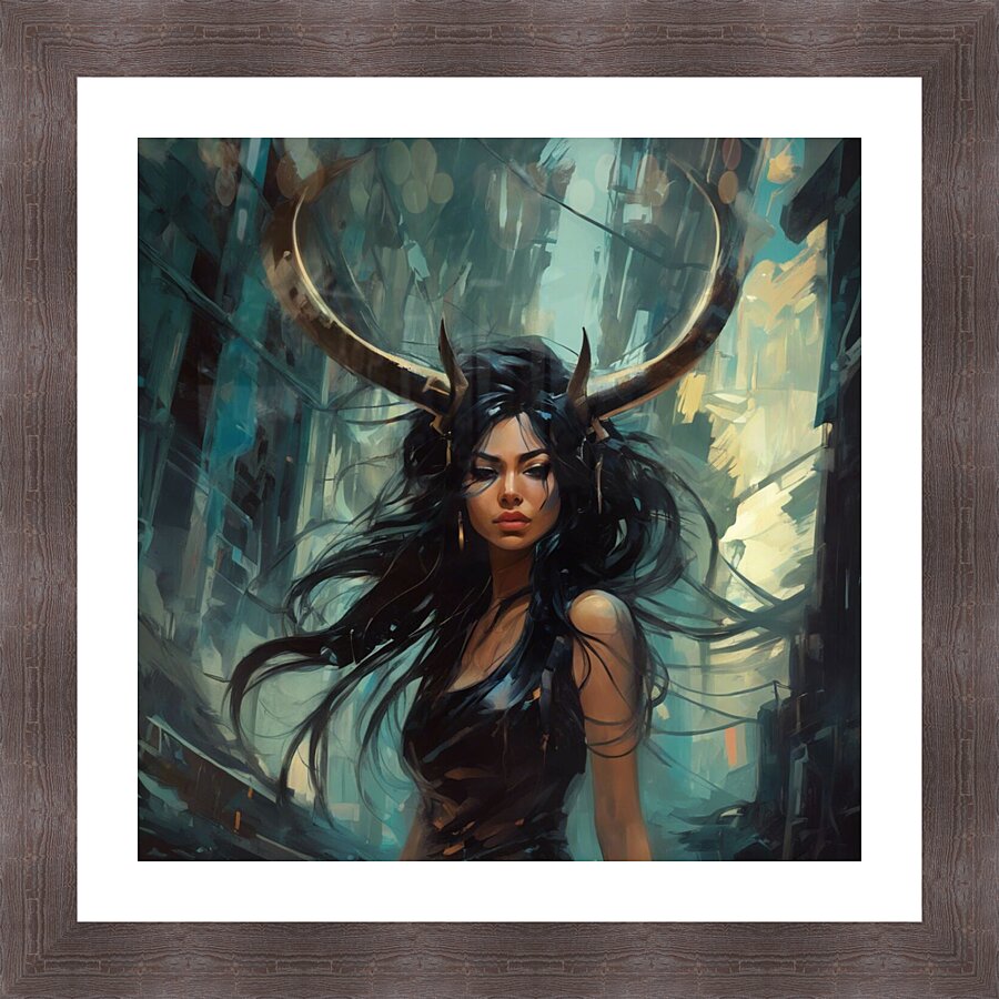 Horns of a Particular Kind Picture Frame print