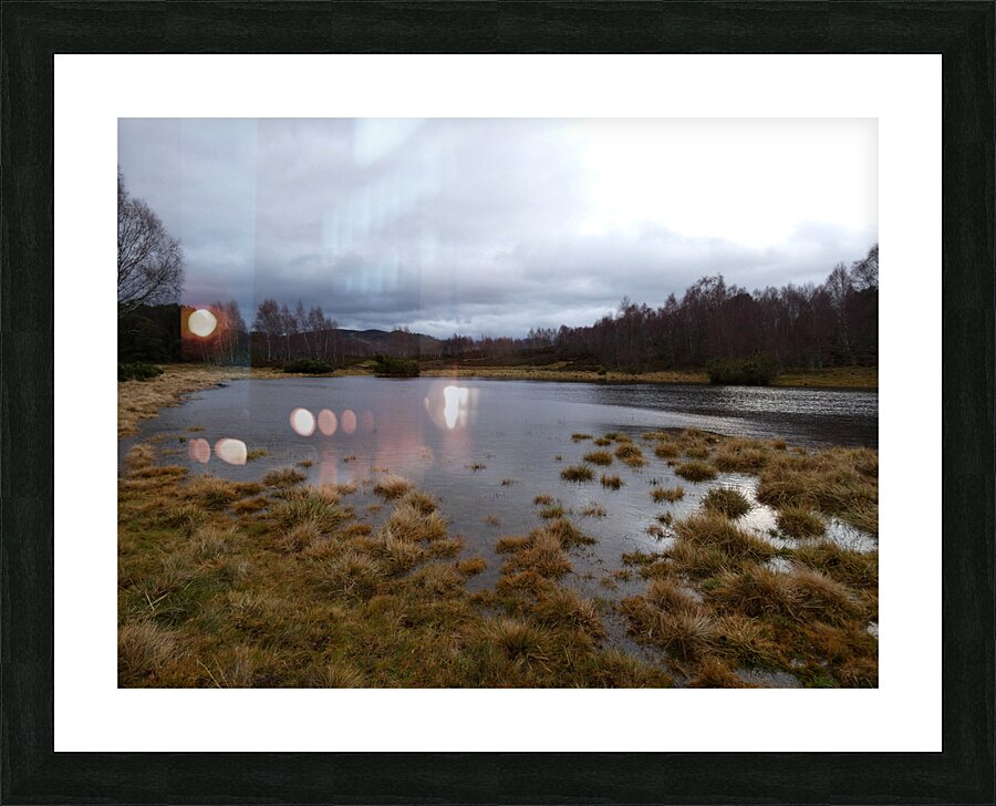 Winters Moody Scottish Highlands  Picture Frame print