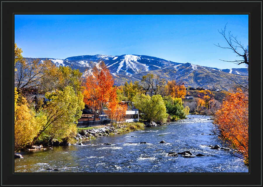 Yampa Flows_Holt_RezN888  Framed Print Print