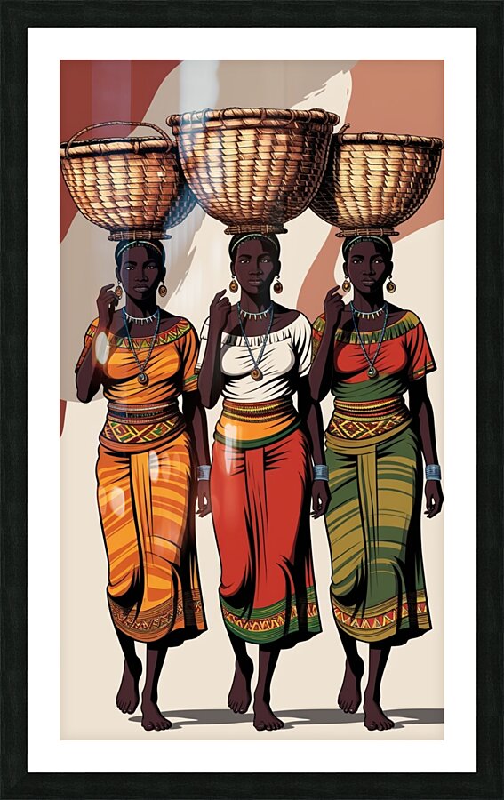 Grace in Tradition: Women of Heritage Wall Art  Picture Frame print