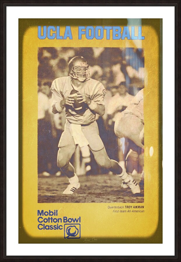 1989 UCLA Bruins Football Art Picture Frame print