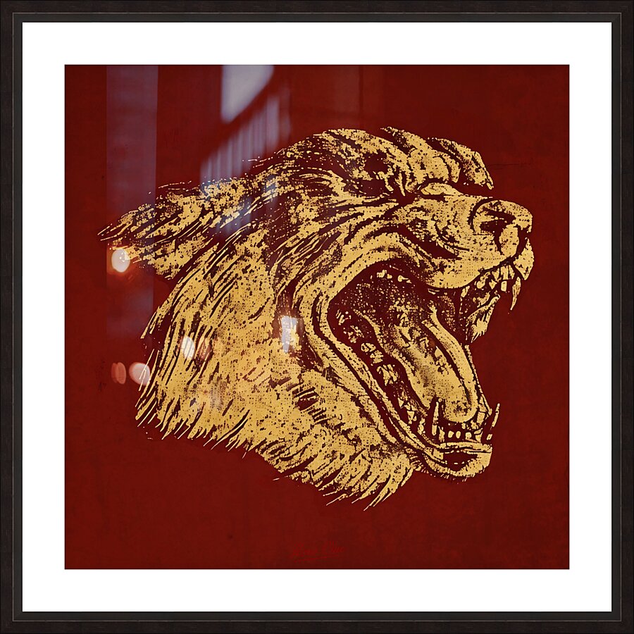 Vintage Loyola Wolf Pack Art Picture Frame print