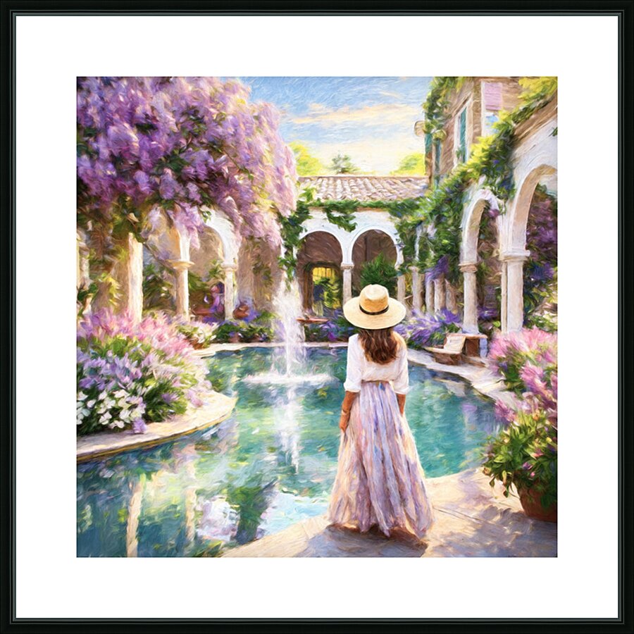 Where She Dreams Picture Frame print