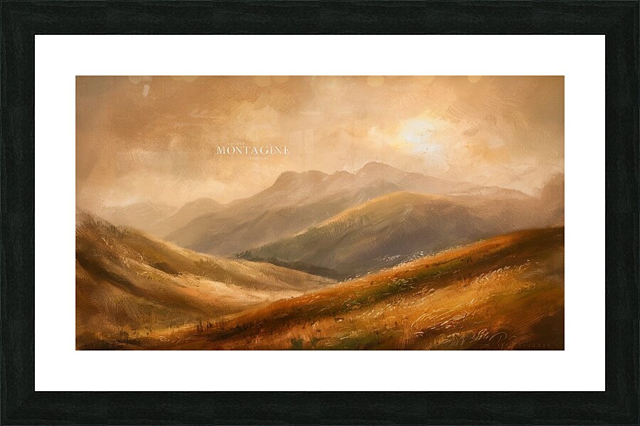 a captivating impressionist painting of  1hRYbRT0 Picture Frame print