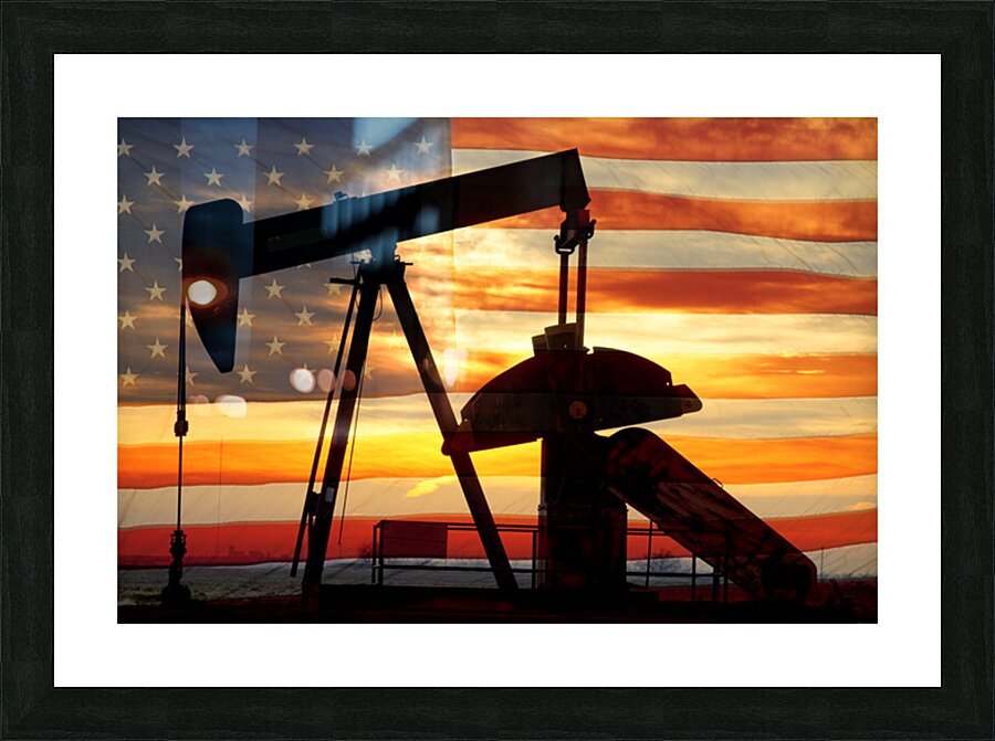 American Oil  Picture Frame print
