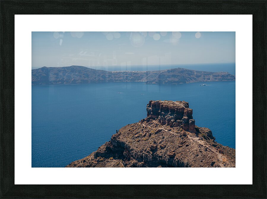 Imerovigli Mountain Picture Frame print