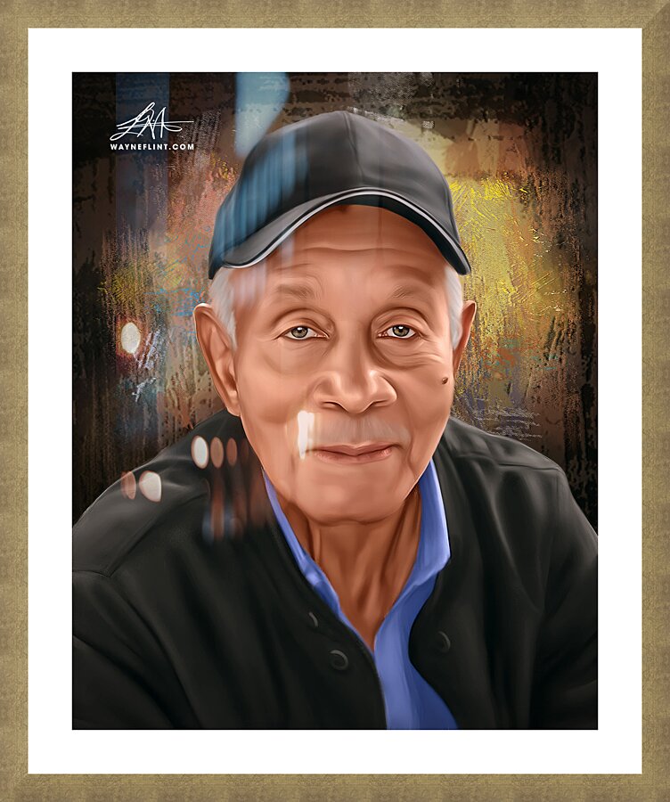 alfred wells final Picture Frame print