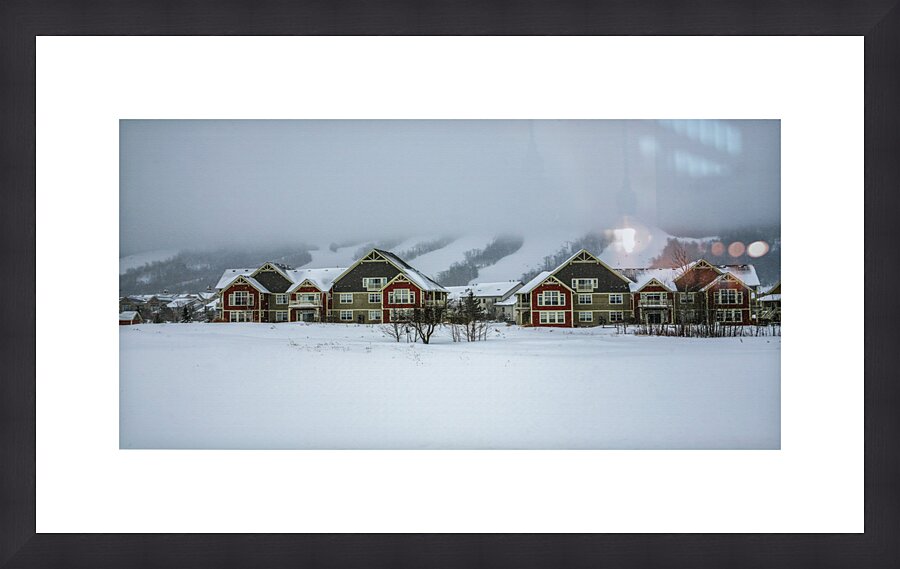 BLUE MOUNTAIN CHALETS Picture Frame print