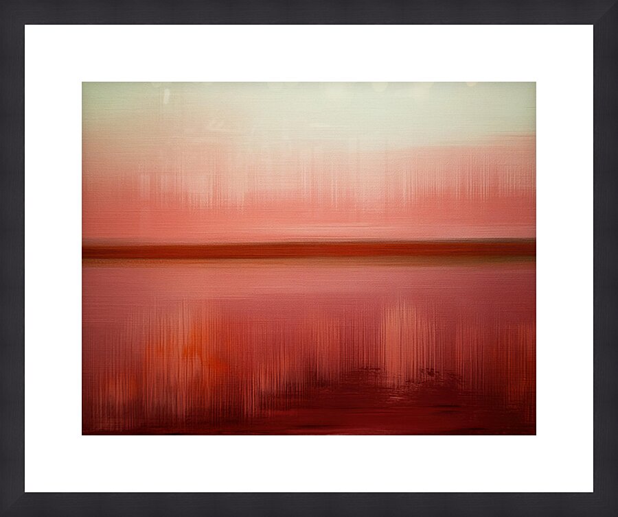 SWIPES OF THE BRUSH Picture Frame print