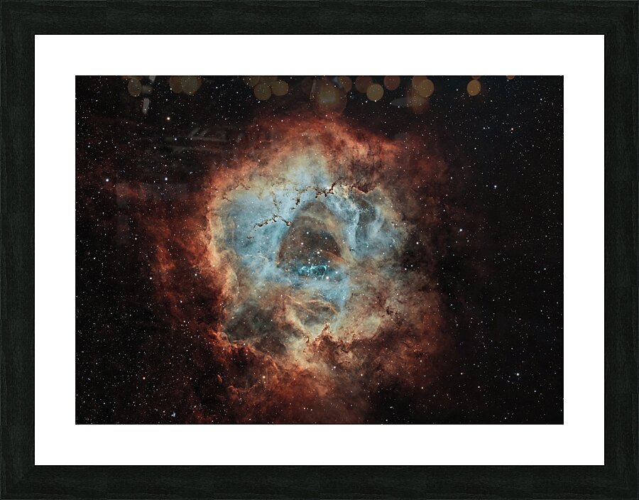 Rosette Nebula Picture Frame print