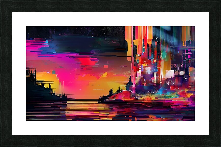 ANOCHECER EN LA BAHIA Picture Frame print