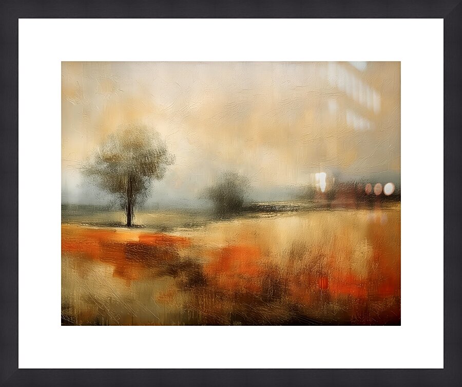 VINTAGE LANDSCAPE Picture Frame print