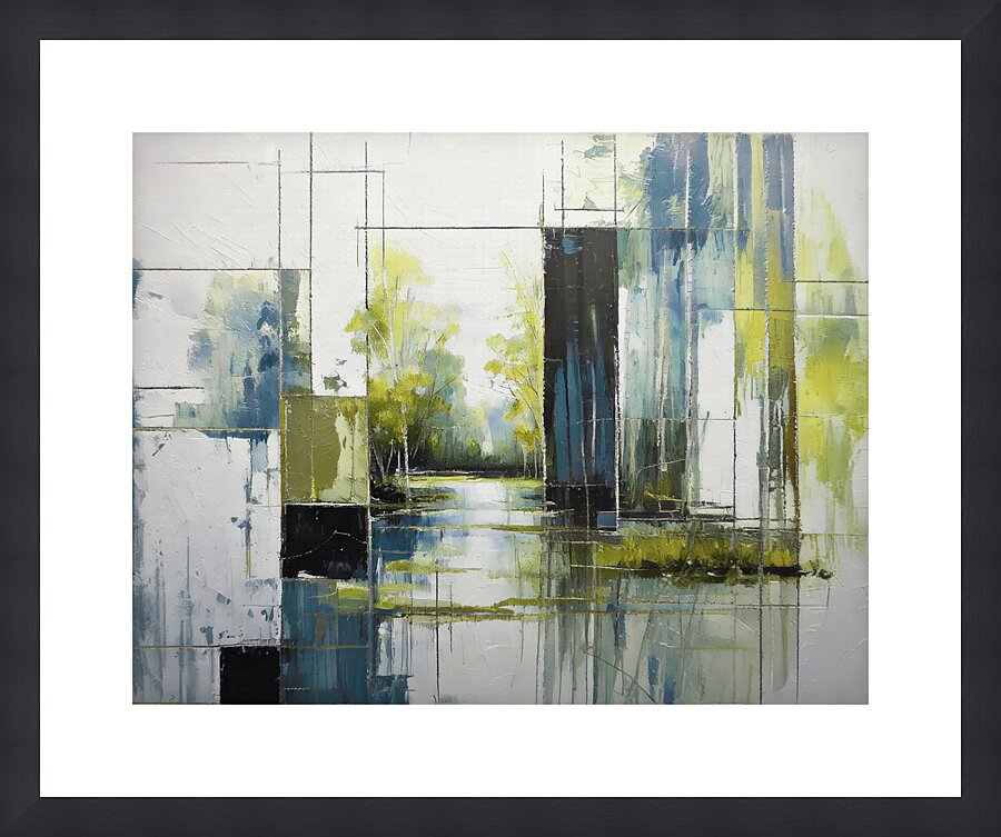 Ink and Watercolours Picture Frame print