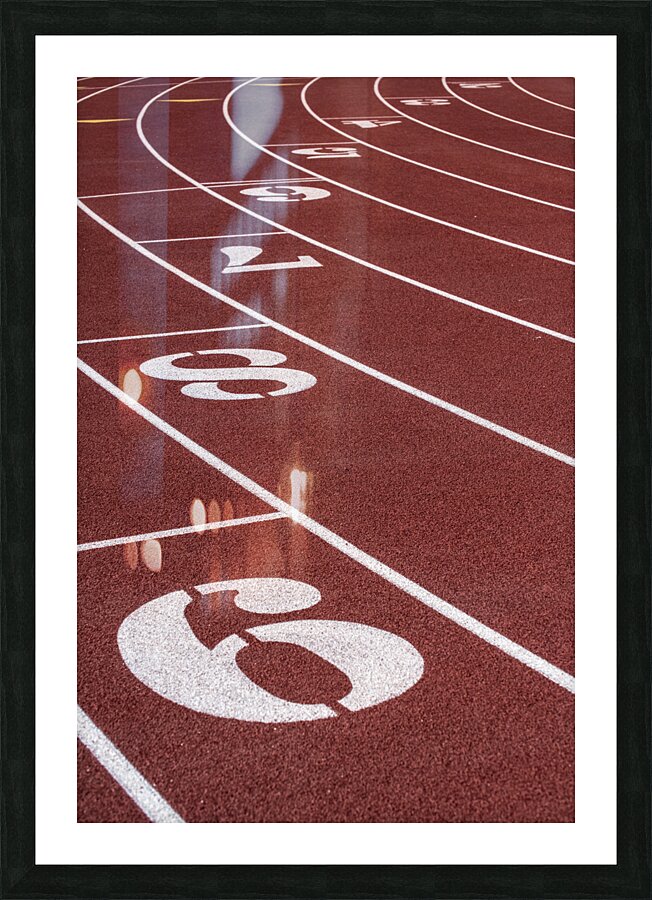 College Track - University of Utah - Salt Lake UT Picture Frame print