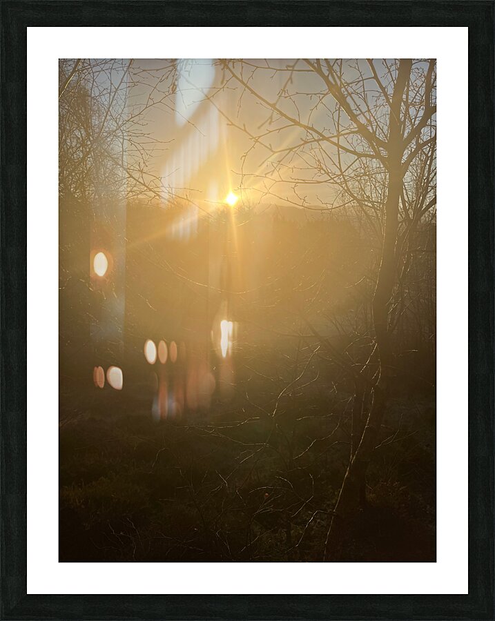 Winters Sunrise in the Scottish Highlands Picture Frame print