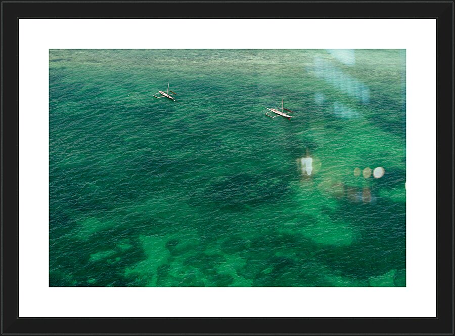 Beautiful green Picture Frame print