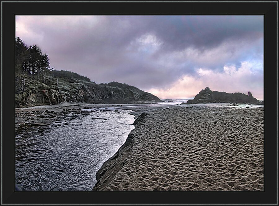 INEFFABLE TRANSITION_Holt_REZN888  Framed Print Print