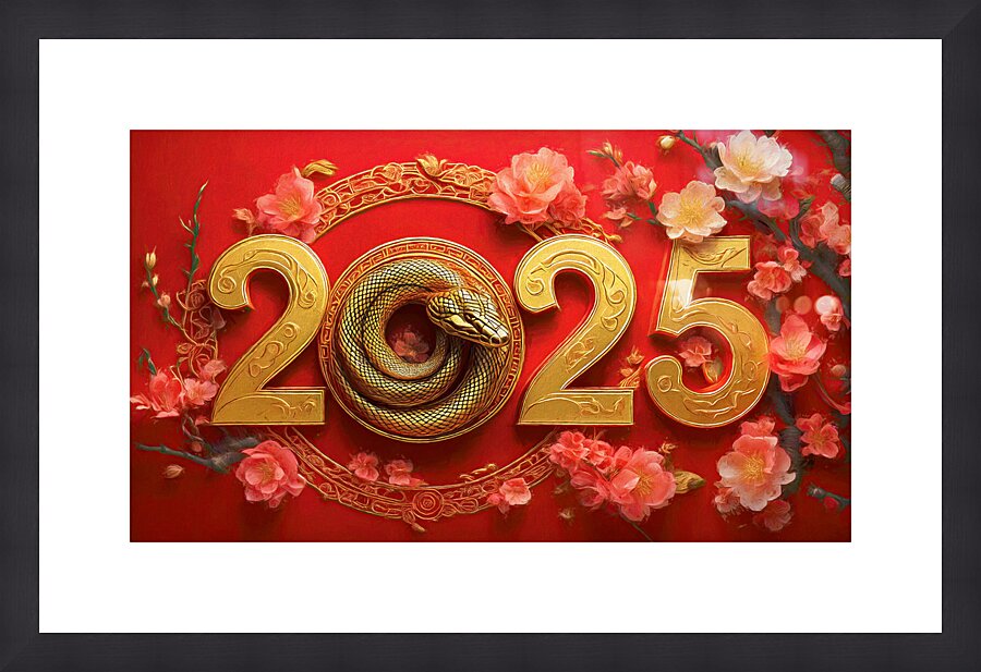 Happy Chinese New Year  Picture Frame print