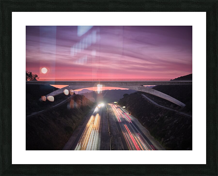 Lilac Bridge Sunrise Close Up Picture Frame print