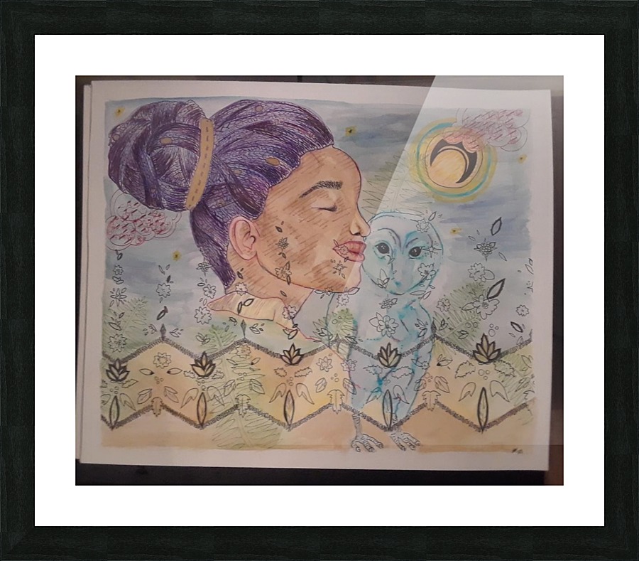 wisdom and knowledge Picture Frame print