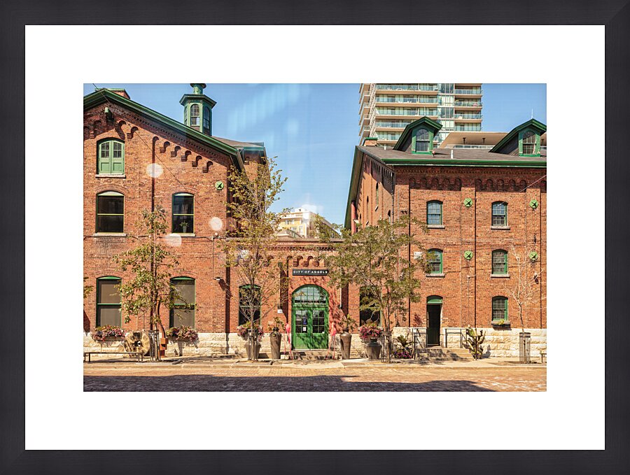 Distillery District in Toronto Picture Frame print