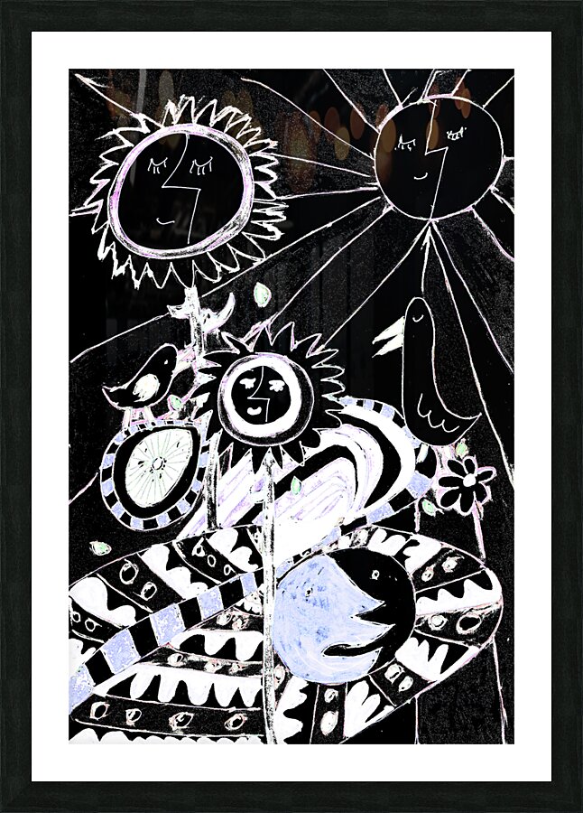 Abstract Dream Landscape and Then Some Picture Frame print