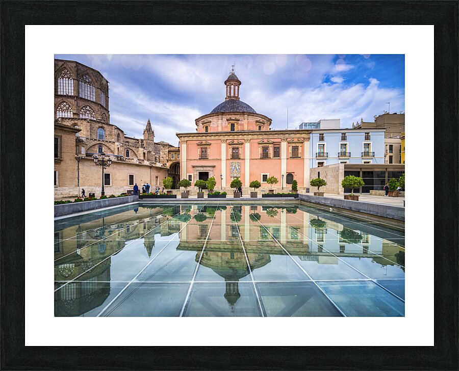 Basilica de la Virgen de los Desamparados Valencia Picture Frame print