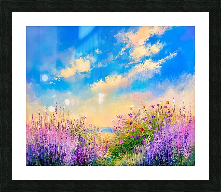 Fresh Air and Purple Heather Picture Frame print