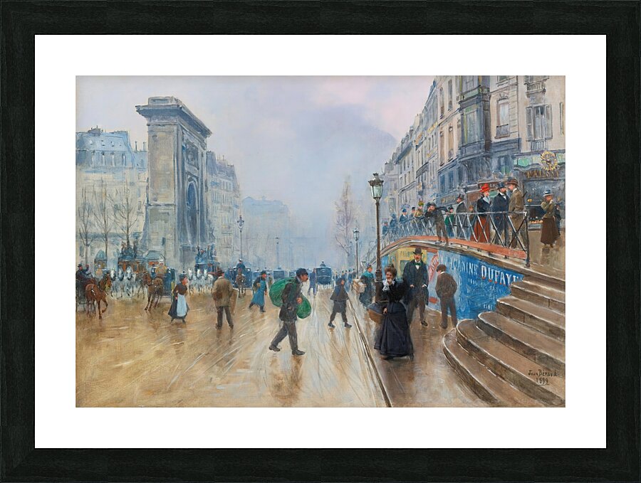 Jean Beraud、Le boulevard Saint-Denis a Jean Béraud | Le boulevard Saint-Denis à Paris | MutualArt