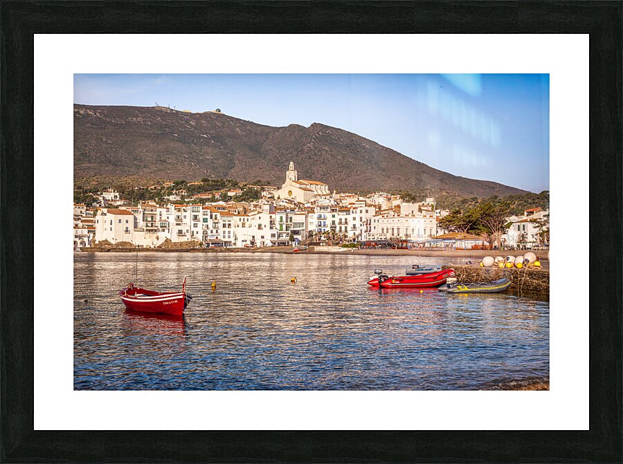 Cadaques Harbour Spain Picture Frame print