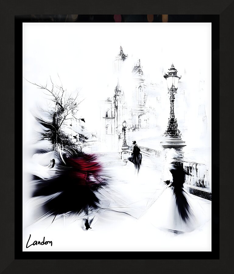 Whispers in the Wind 4 Picture Frame print