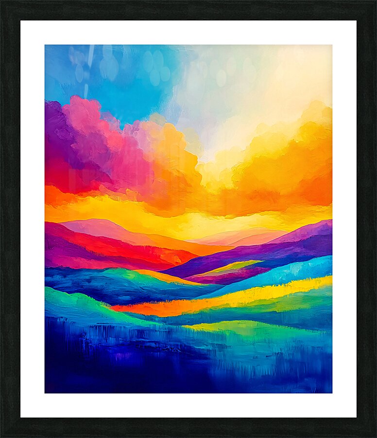 Peace in the Valley Picture Frame print