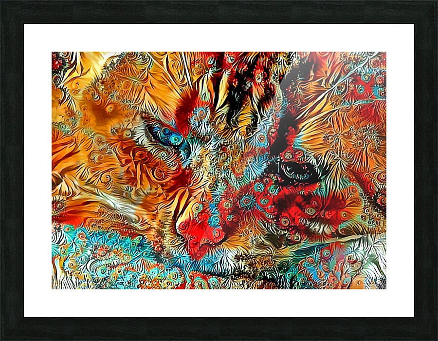 Colorful Callie  Picture Frame print