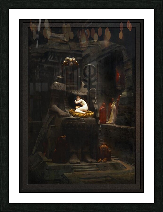 Bride of Belus by Henri-Paul Motte - Old Masters Prints Picture Frame print