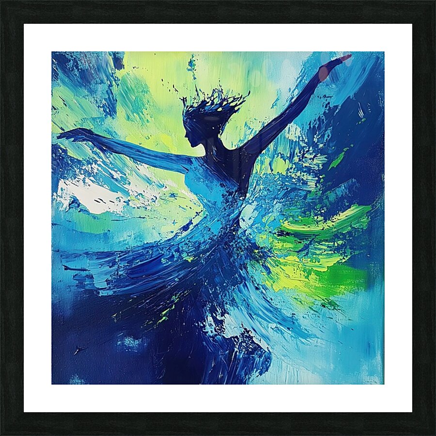 Azure Dance Fusion Y5H9N2 63 Picture Frame print