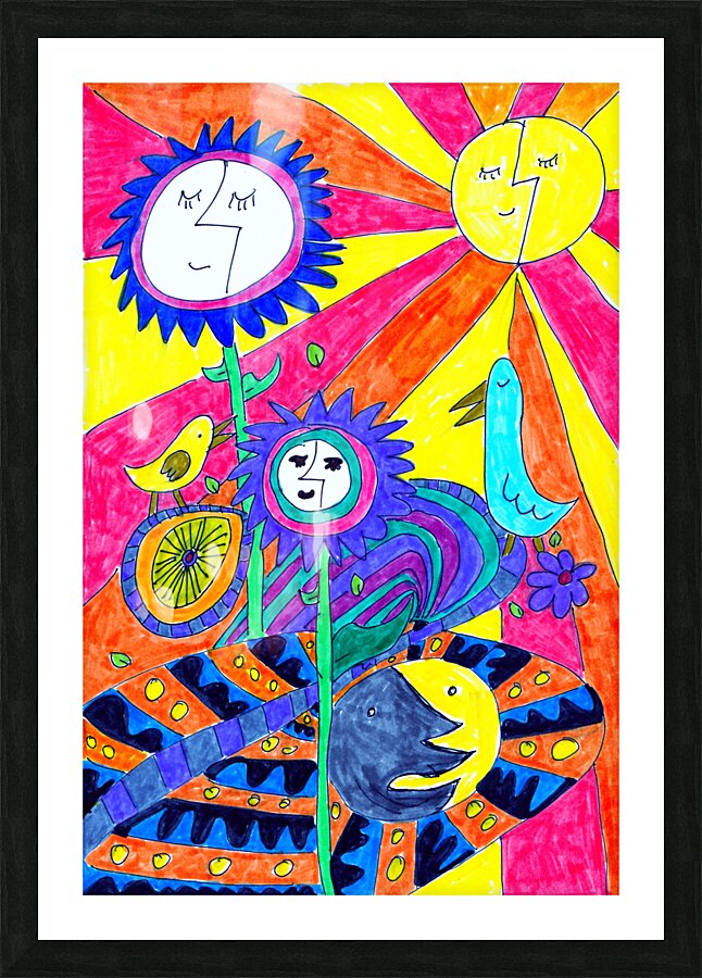 Abstract Dream Landscape Picture Frame print