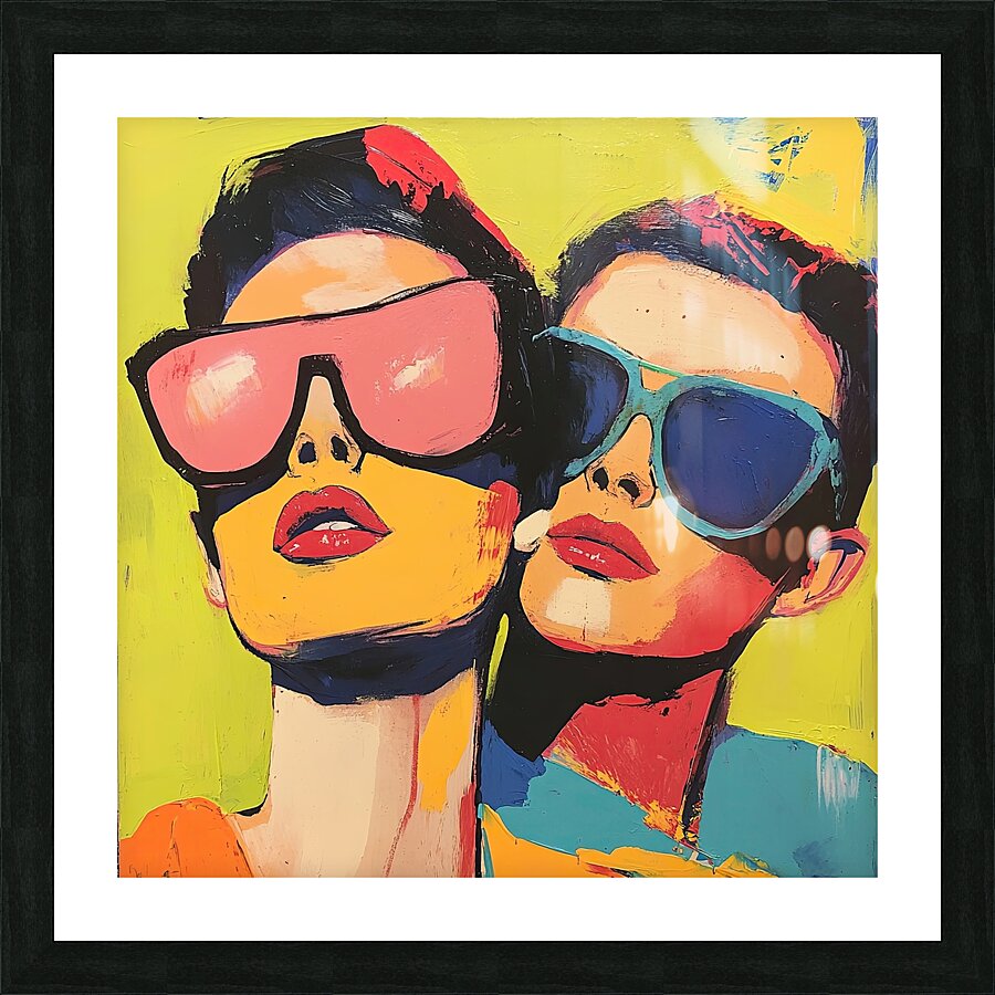 Chromatic Gaze Y2K 9H3N 48 Picture Frame print