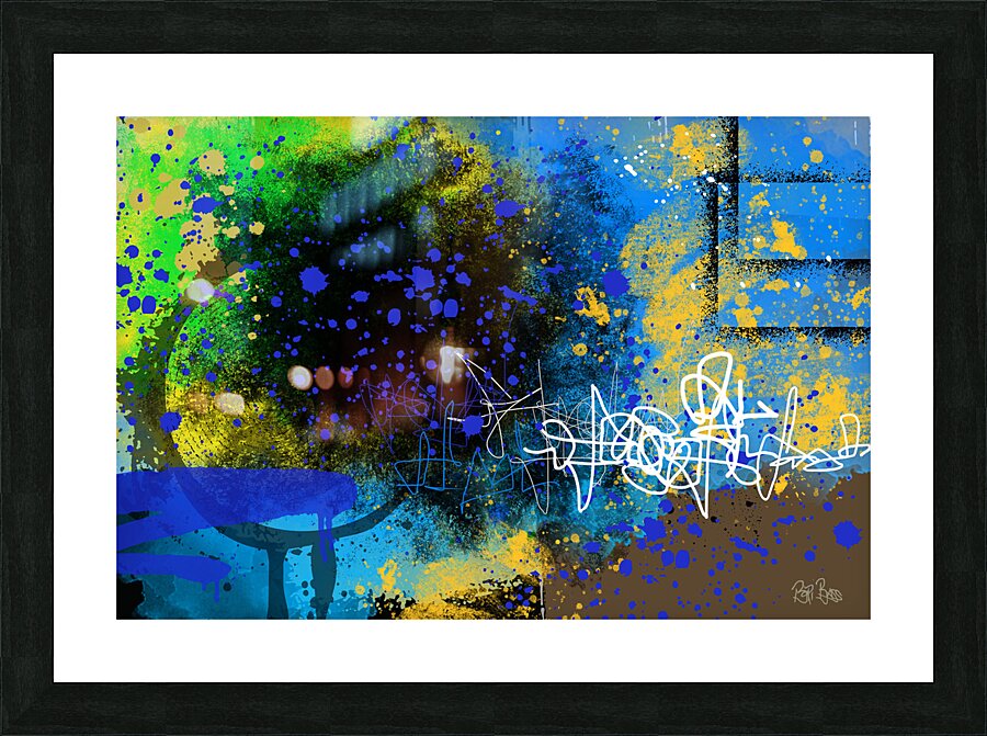 The Blues Picture Frame print